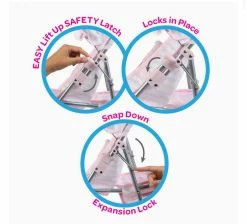 Adora Toys Pink Medium Shade Umbrella Stroller