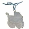 GLORY HAUS Blue Carriage Ornament Decor
