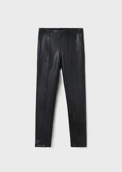 Mayoral Fall Girls Black Leatherette Leggings New Arrivals