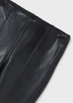 Mayoral Fall Girls Black Leatherette Leggings New Arrivals