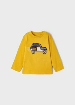 Mayoral Fall Long Sleeve EcoFriend Car Tee New Arrivals