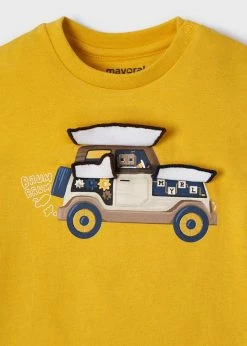 Mayoral Fall Long Sleeve EcoFriend Car Tee New Arrivals