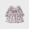 Mayoral Fall New Arrivals Floral Smock Infant Dress